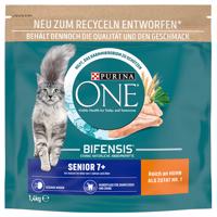 1,4kg PURINA ONE Senior 7+ száraz macskatáp 15% kedvezménnyel