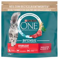 1,4kg PURINA ONE Sterilcat marha száraz macskatáp