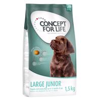 1,5kg Concept for Life Large Junior száraz kutyatáp 15% árengedménnyel