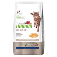 1,5kg Natural Trainer Cat Hairball csirke száraz macskatáp