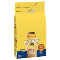 1,5kg PURINA Friskies Sterilized Cat pulyka, csirke & zöldség száraz macskatáp