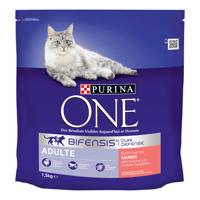 1,5kg PURINA ONE Adult lazac & teljes kiőrlésű gabona száraz macskatáp