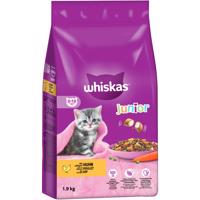 1,9kg Whiskas Junior csirke száraz macskatáp 15% kedvezménnyel