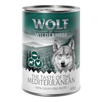 10 + 2 ingyen!  12 x 400 g Wolf of Wilderness - Mediterranean