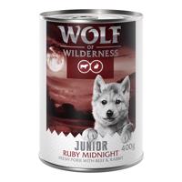 10 + 2 ingyen!  12 x 400 g Wolf of Wilderness - Ruby Midnight