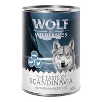 10 + 2 ingyen!  12 x 400 g Wolf of Wilderness - Scandinavia