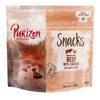 100g Purizon Marha csirkével gabonamentes kutyasnack 10% árengedménnyel