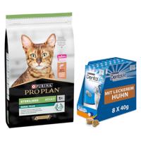 10kg PURINA PRO PLAN Adult Renal Plus lazac száraz macskatáp+8x40g Dentalife snack ingyen