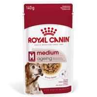 10x140g Royal Canin Medium Ageing szószban nedves kutyatáp