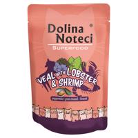 10x85g, Dolina Noteci Superfood, borjúhús homárral és garnélarákkal, nedves macskaeledel