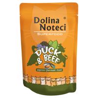 10x85g, Dolina Noteci Superfood, kacsa és marhahús, nedves macskaeledel