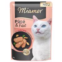 10x85g Miamor Pâté filé lazac nedves macskaeledel