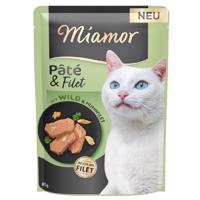 10x85g Miamor Pâté filé vad nedves macskaeledel