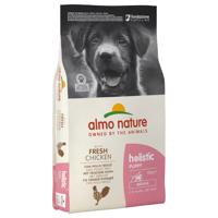 12 kg Almo Nature Holistic Medium Puppy csirke & rizs száraz kutyatáp 11+1 ingyen