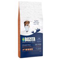 12kg Bozita Dog Purely Grain Free Puppy & Junior jávorszarvas száraz kutyatáp