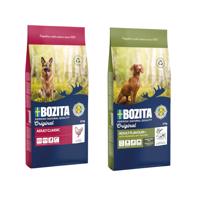 12kg Bozita Original Adult Classic+12kg Bozita Original Adult Flavour Plus rénszarvas, búzamentes száraz kutyatáp 25% árengedménnyel