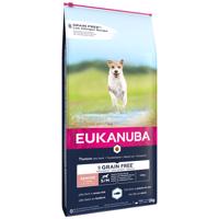 12kg Eukanuba Senior Small &amp; Medium Breed Grain Free Tengeri hal száraz kutyatáp