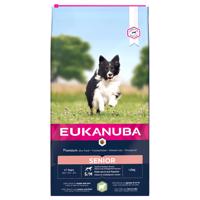 12kg Eukanuba Senior Small & Medium Breed bárány & rizs száraz kutyatáp 15% árengedménnyel