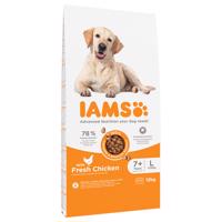 12kg IAMS Advanced Nutrition Senior Large Dog csirke száraz kutyatáp