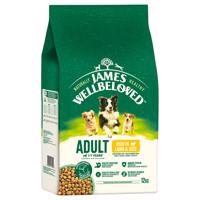 12kg James Wellbeloved Adult Dog Hypoallergenic bárány & rizs száraz kutyatáp