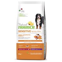 12kg Natural Trainer Sensitive No Gluten Medium/Maxi Mature lazac száraz kutyatáp