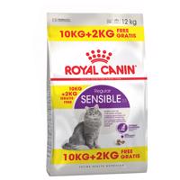 12kg Royal Canin Feline Sensible 33 száraz macskatáp 10+2kg ingyen