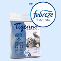 12kg Tigerino Performance Zeolite Control macskaalom - Ambi-pur jázminvirág