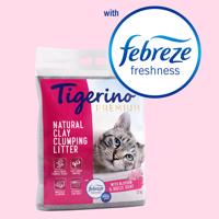 12kg Tigerino Premium macskaalom - Ambi-pur virágillat