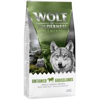 12kg Wolf of Wilderness Sensitiv "Untamed Grasslands" ló - gabonamentes száraz kutyatáp