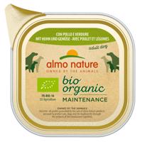 12x100g Almo Nature Bio csirke & bio zöldség nedves kutyatáp