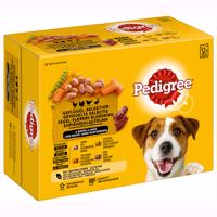 12x100g Pedigree Adult szárnyasválogatás szószban nedves kutyatáp 10+2 ingyen