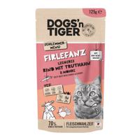 12x125g Dogs'n Tiger Cat Marha & pulyka nedves macskaeledel