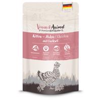 12x125g Venandi Animal Kitten Csirke & lazacolaj nedves macskaeledel