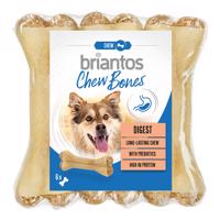 12x12cm (660g) Briantos Chew Bones Digest (prebiotikumokkal) kutyasnack