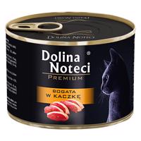 12x185g, Dolina Noteci Premium, kacsában gazdag nedves macskatáp