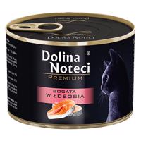 12x185g, Dolina Noteci Premium, lazacban gazdag nedves macskatáp