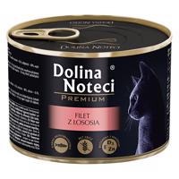 12x185g, Dolina Noteci Premium, lazacfilé, nedves macskaeledel, macskaeledel