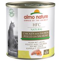 12x280g Almo Nature HFC csirke & lazac nedves macskatáp