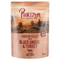 12x300g Purizon Adult Black Angus nedves kutyatáp