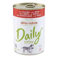 12x400g Almo Nature Daily marha nedves kutyatáp