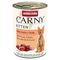 12x400g animonda Carny Kitten nedves macskatáp- Marha, borjú & csirke