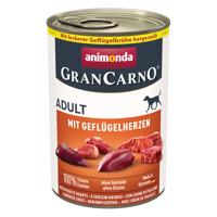 12x400g animonda GranCarno Original Adult Szárnyasszív nedves kutyatáp