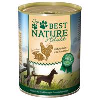 12x400g Best Nature Dog Adult Nyúl, csirke & tészta nedves kutyatáp