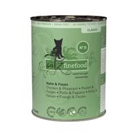 12x400g catz finefood konzerv nedves macskatáp-Csirke & fácán