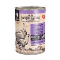 12x400g Wiejska Zagroda Cat nedves macskatáp - Csirke kacsával