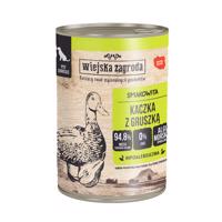 12x400g Wiejska Zagroda Dog nedves kutyatáp - Kacsa körtével