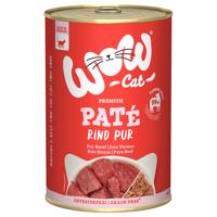 12x400g WOW Cat Adult marha pur nedves macskaeledel