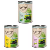 12x410g Feringa Single Meat Menü nedves macskatáp- Vegyes csomag I (3 fajta): csirke, nyúl, bárány