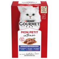 12x50g Gourmet Mon Petit hal (tonhal, lazac, pisztráng) nedves macskatáp