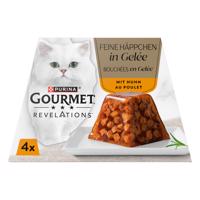 12x57g Gourmet Revelations Fine Cuts csirke nedves macskatáp